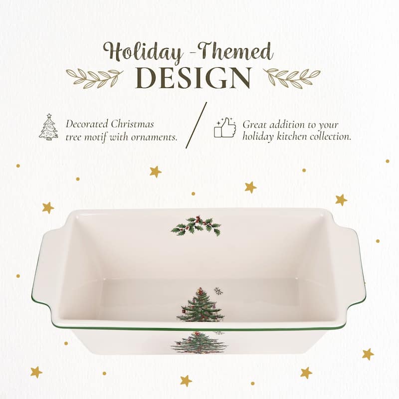 Spode Christmas Tree Loaf Pan