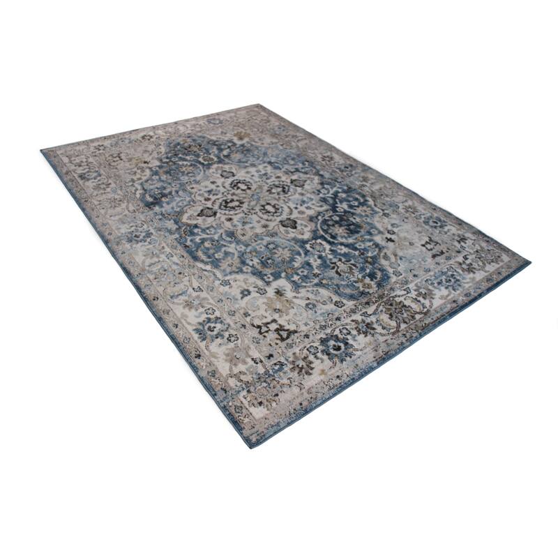 Bashian Bechham Blue Transitional Area Rug