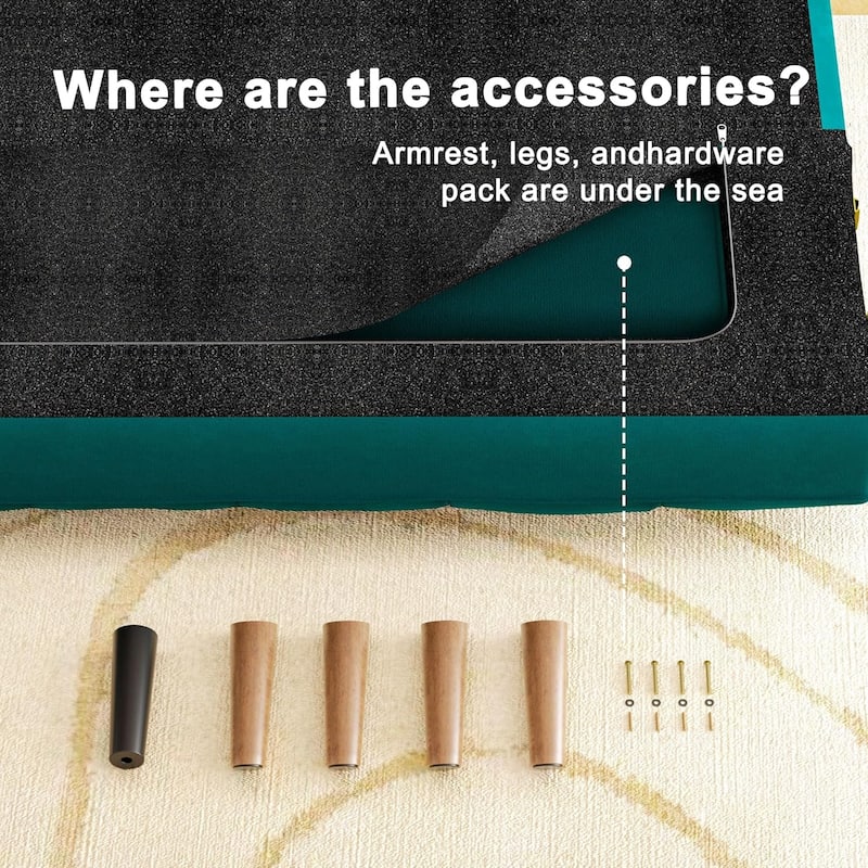 75″ Convertible Futon Sofa Bed, Small Futon Couch with Adjustable Backrest, Sleeper Sofa Couches for Small Living Room, Office