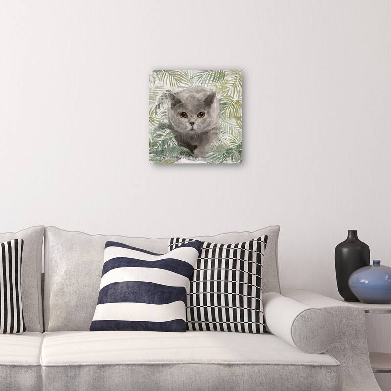 Island Kitties I By Studio Arts Canvas Art Print