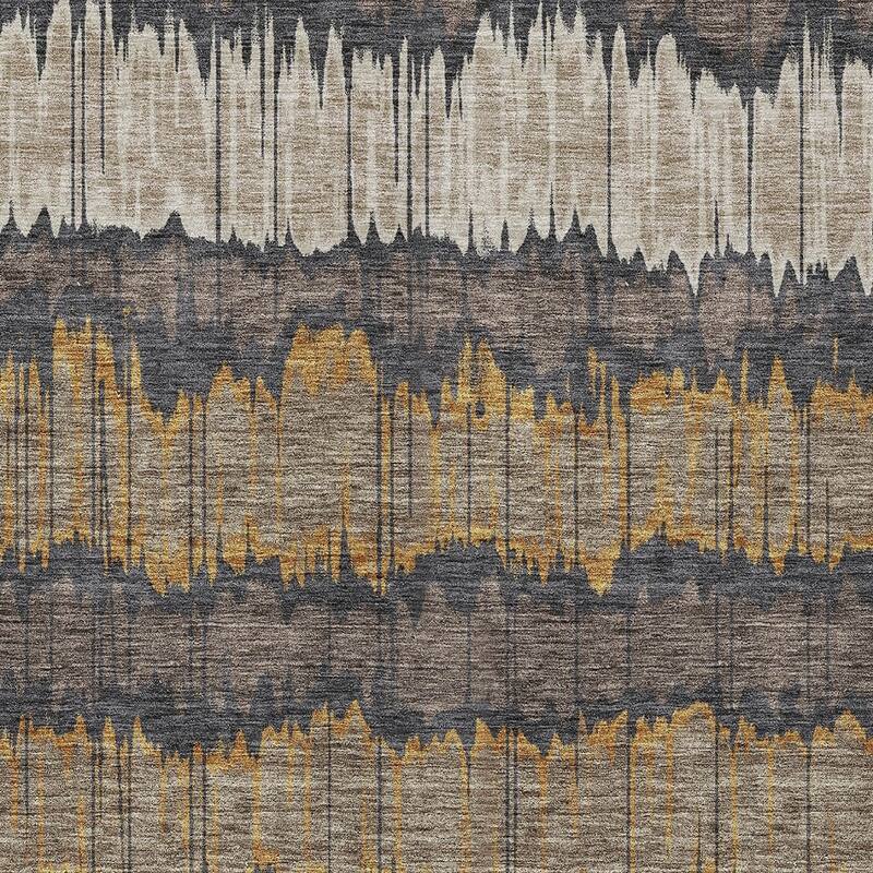 HomeRoots Striped Transitional Rectangle Outdoor Rug