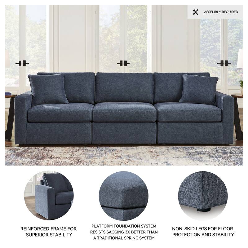 Signature Design by Ashley Modmax 3-Piece Sofa - 108" W x 37" D x 36" H