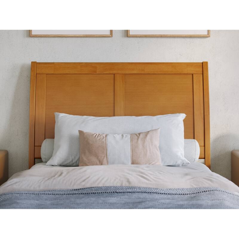 Portland Platform Bed with Footboard and Twin XL Trundle