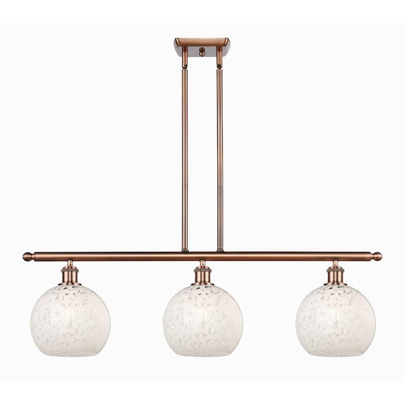 Innovations Lighting 516-3I-11-36-White Mouchette-Indoor Pendant Large