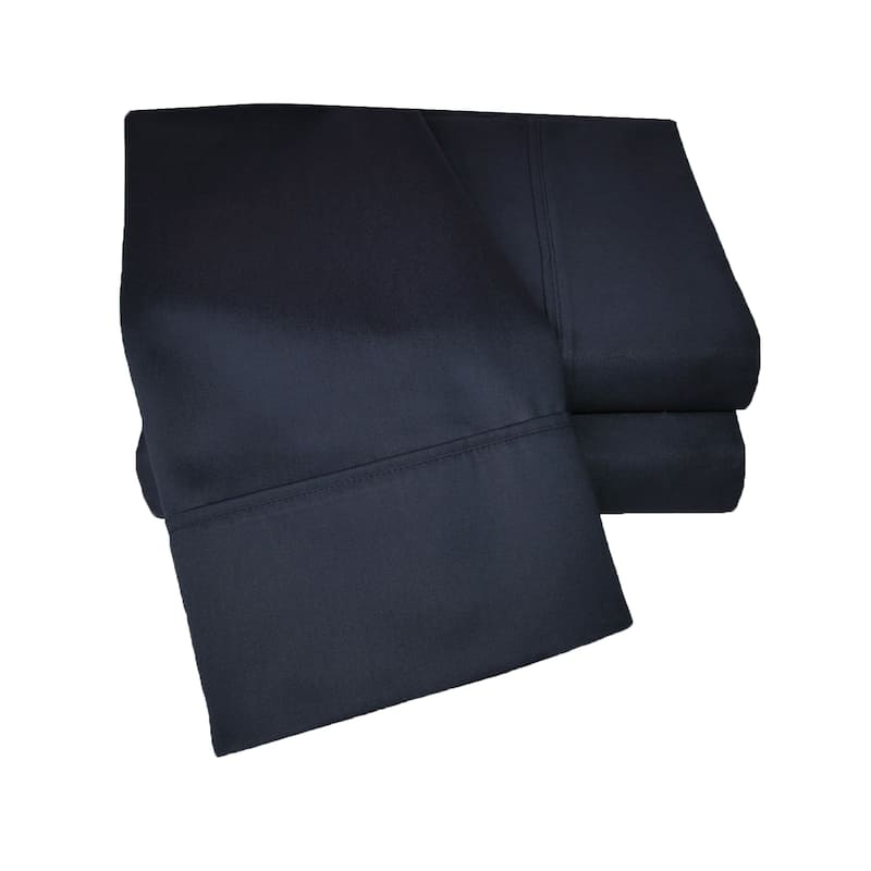Superior Thread Count 1000TC Cotton Blend 6 Piece Sheet Set - Full - Navy Blue