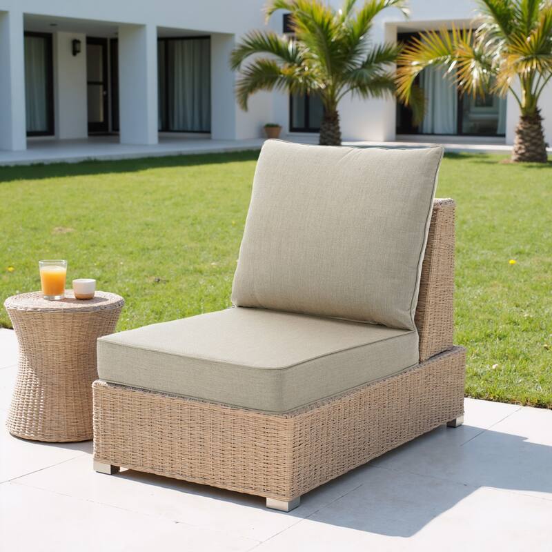24"x23" Deep Seat Sunbrella Thick Cushion For Outdoor Club Chair,Rocking Chair