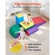 preview thumbnail 7 of 8, 5-Piece Set Multi Color PU Leather 5-Piece Foam Climbing Blocks Set for Kids and Safe - Multi Color - N/A