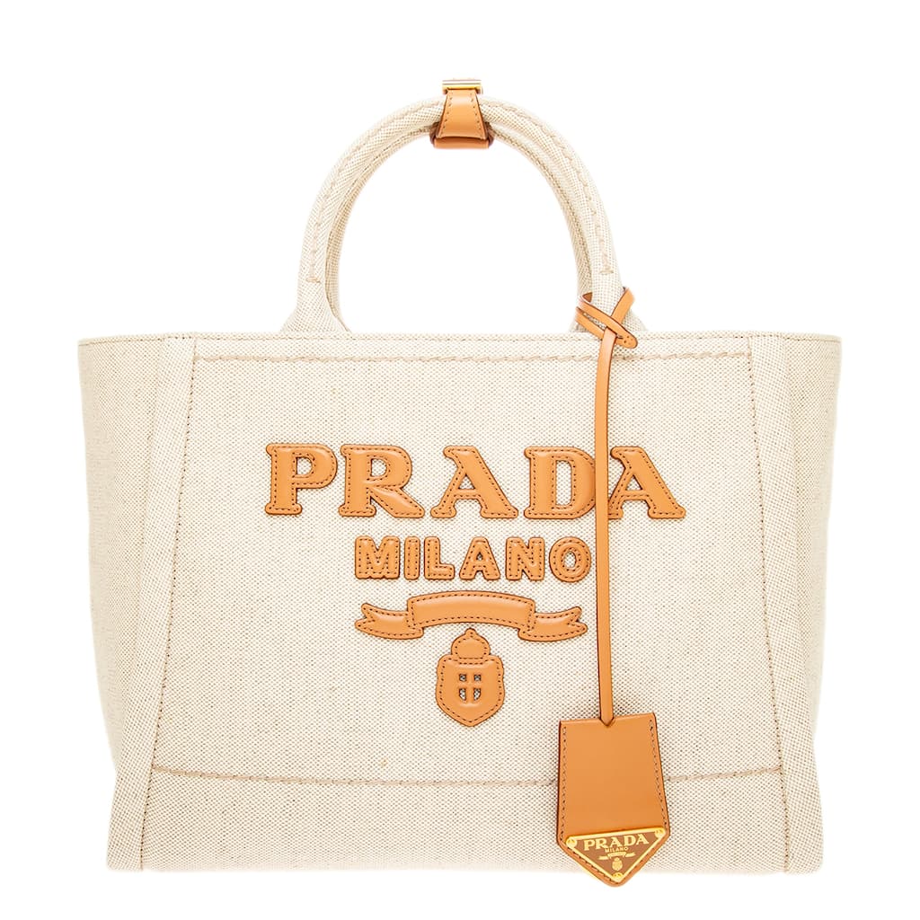 Prada Canvas Tote Bag