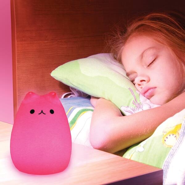 Shop What On Earth Color Changing Led Cat Night Light Cute