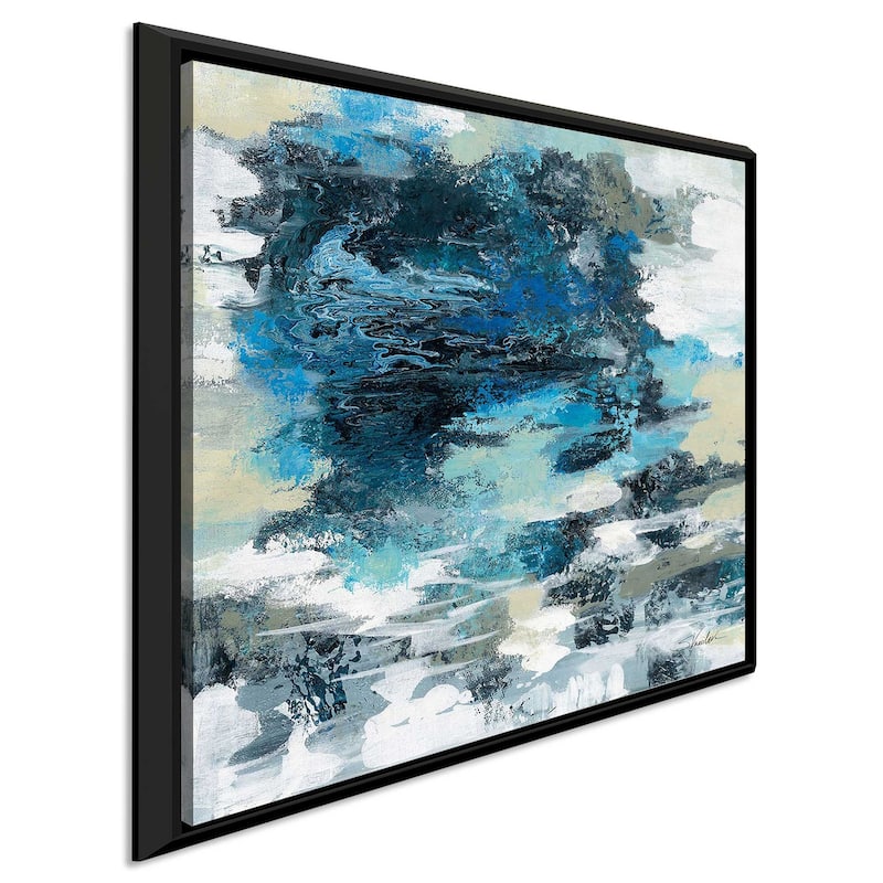 "Brilliant Blue Water" Print on Floating Canvas