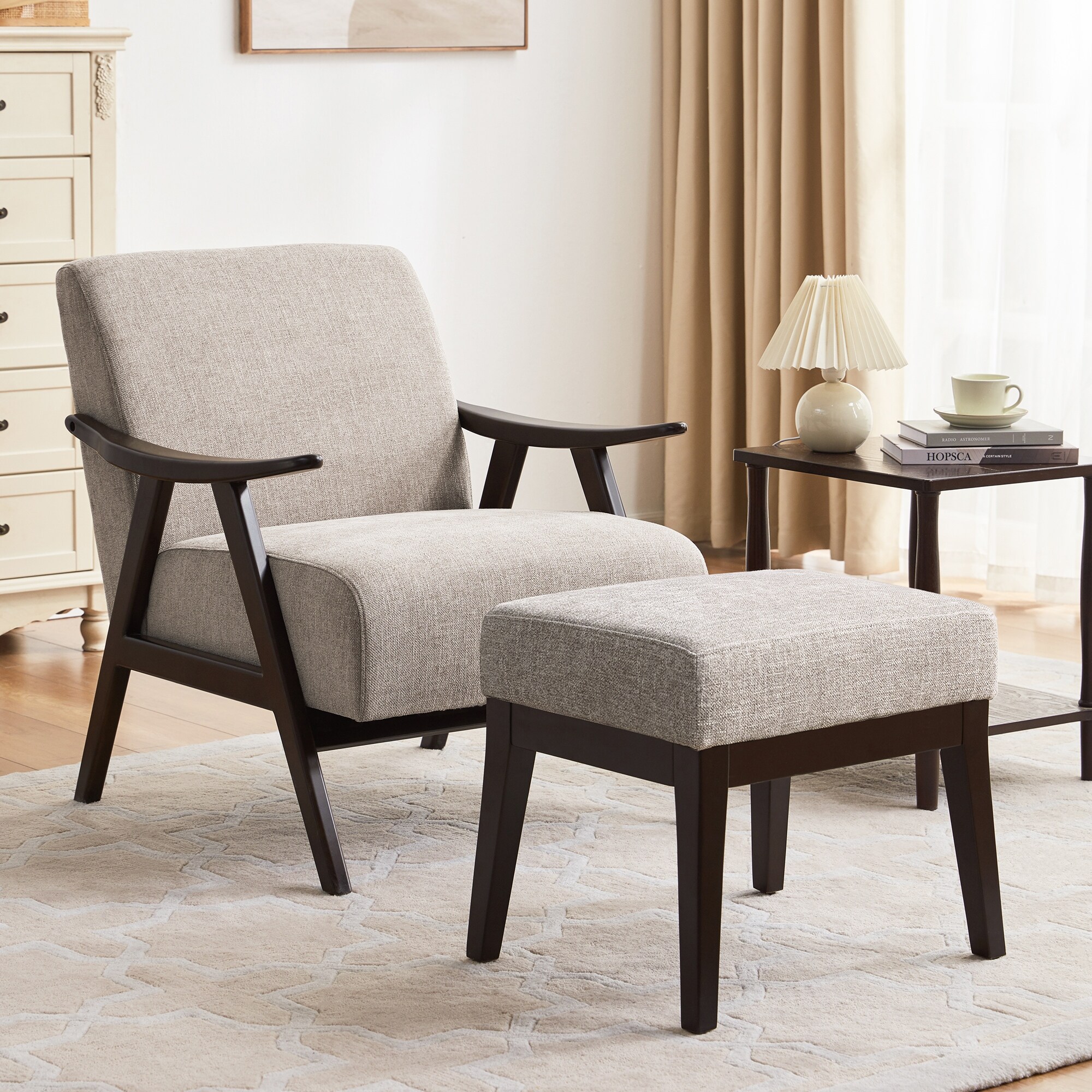 Modern chair and new arrivals ottoman