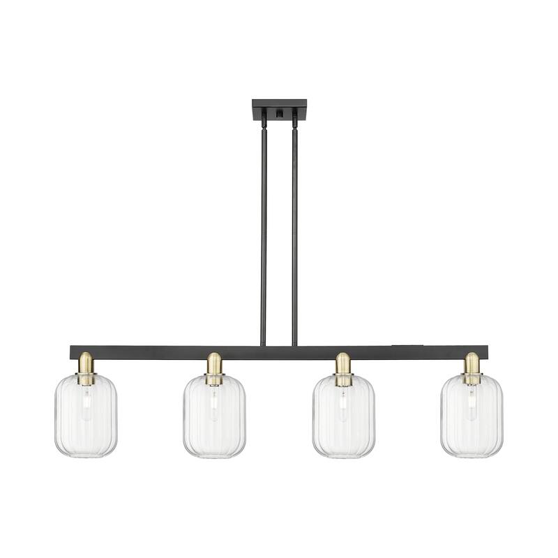 Innovations Lighting Urban Downtown - Preston - 4 Light 48" Jar Shade Stem Hung Island Light