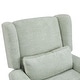 preview thumbnail 46 of 45, Boucle Metal Base Power Recliner Chair with 360° Swivel, 90°-165° Adjustable Backrest, Extended Footrest