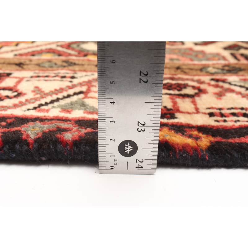 ECARPETGALLERY Hand-knotted Andelz Red Wool Rug - 4'0 x 6'4