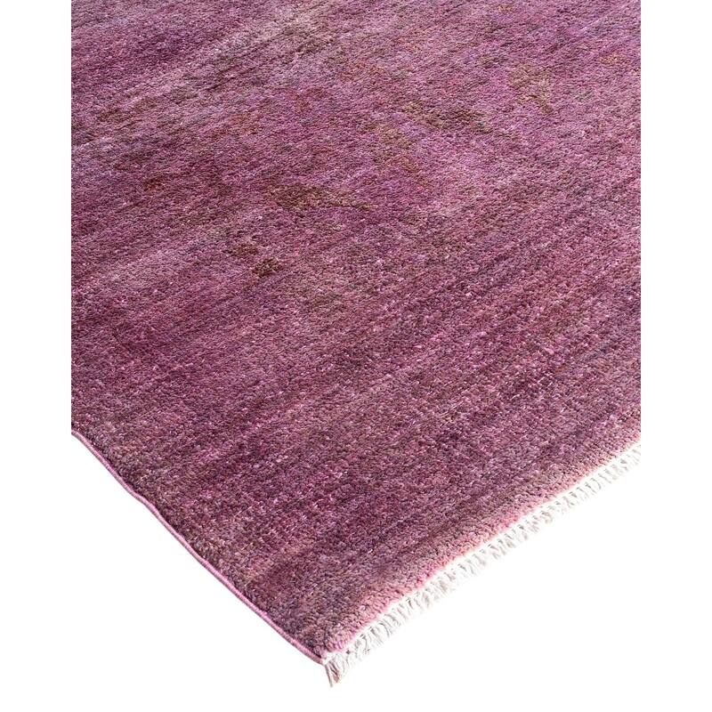 Vibrance One-of-a-Kind Hand-Knotted Area Rug - Pink, 6' 0" x 8' 10" - 6' 0" x 8' 10"