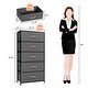 preview thumbnail 20 of 32, 5 Drawers Vertical Dresser Storage Tower Organizer Unit for Bedroom
