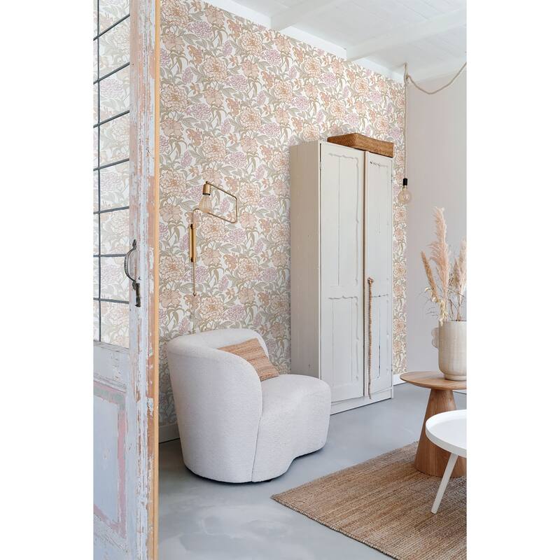 Persephone Pastel Spring Blossoms Wallpaper