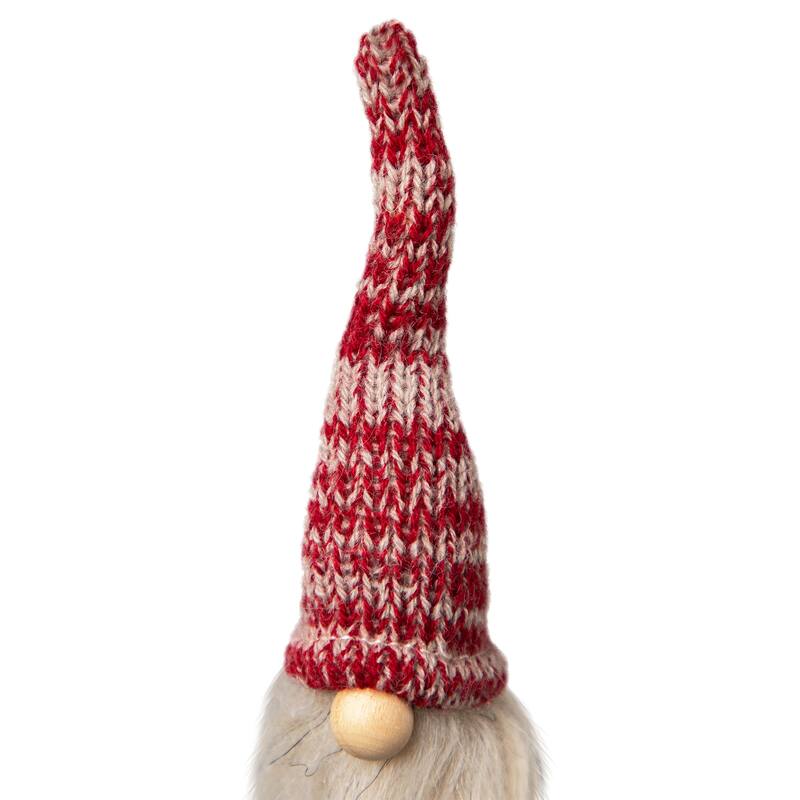 Mini Gnomes with Knitted Hat Christmas Decorations - 3.5" - Set of 3