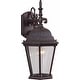 preview thumbnail 1 of 0, Volume Lighting 1 Light 18.5" Height Outdoor Wall Sconce Rust