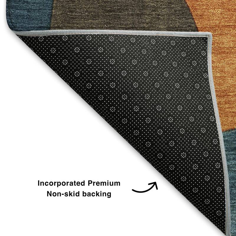 Premium Washable Super Soft Contemporary Siena Mayfield Rug