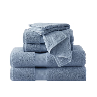 Brooklyn Loom Solid Turkish Cotton 6 Piece Towel Set