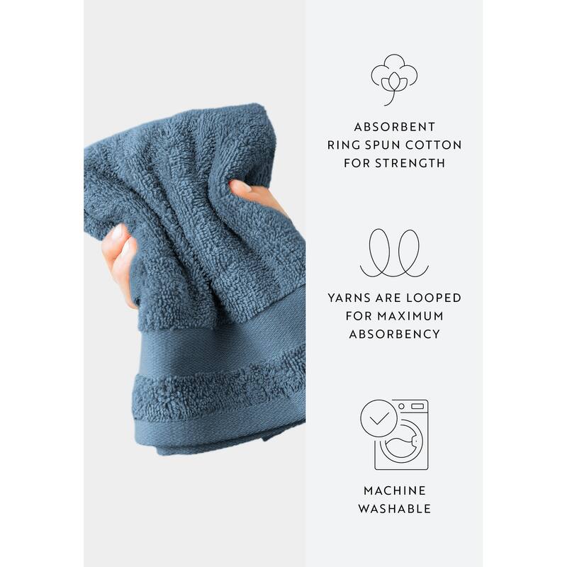 Becky Cameron 4-Piece Ultra Soft Cotton Hand Towel Set