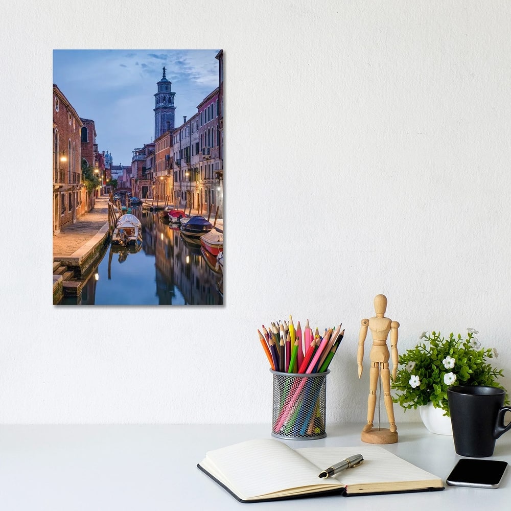 iCanvas "Rio Di San Barnaba, Dorsoduro, Venice, Italy" by Jan Becke Canvas Print