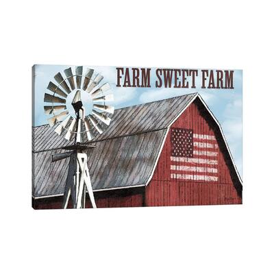 iCanvas "Farm Sweet Farm" by Mollie B. Canvas Print