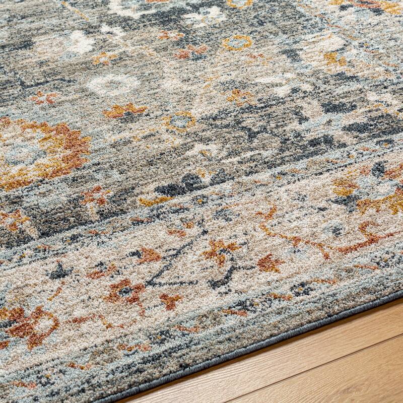 Livabliss Beckham Vintage Medallion Area Rug