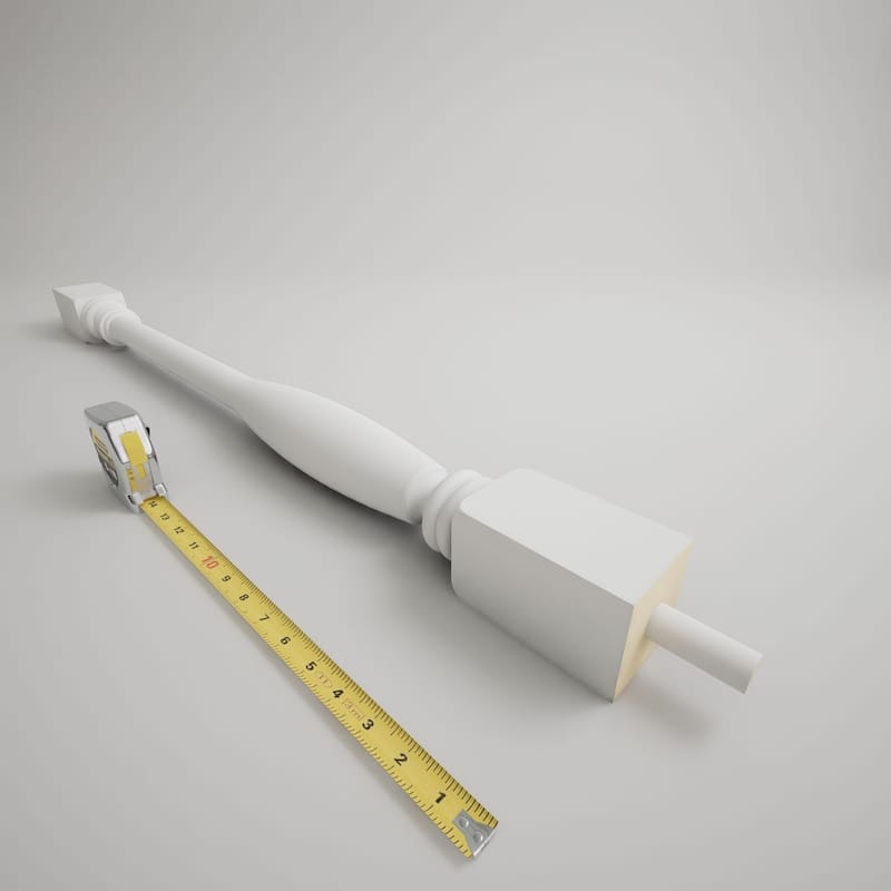 Endurathane 500 Series Winford Baluster, Factory Primed Polyurethane