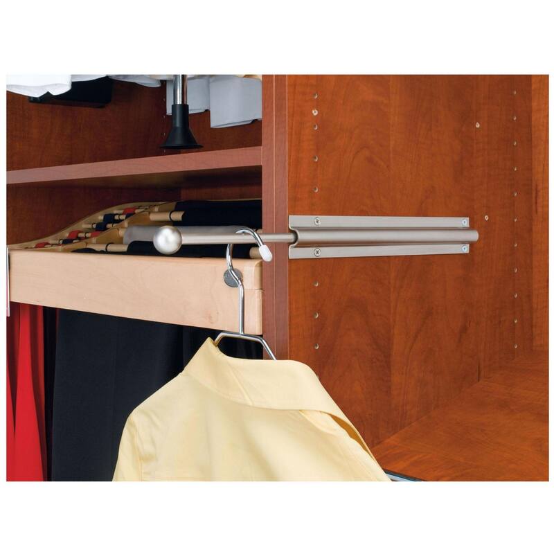Rev-A-Shelf CVL Series 12 Inch Pull Out Closet Valet Rod