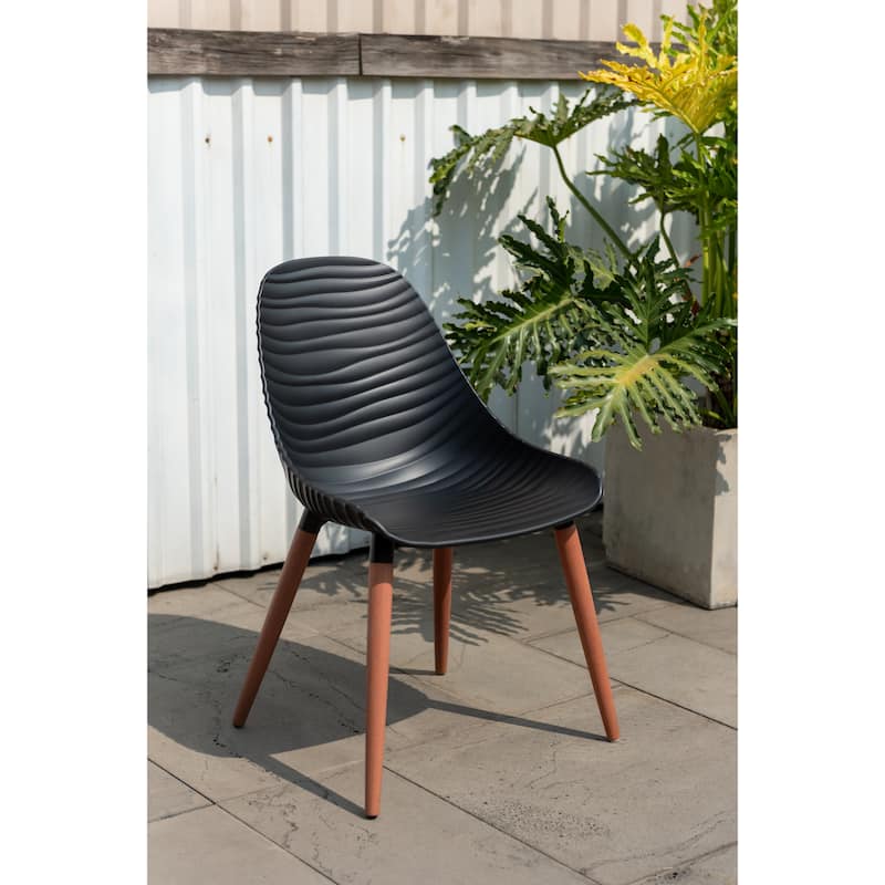 Amazonia Pethersen FSC Certified Outdoor Patio Dining Chairs