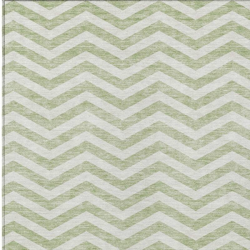 HomeRoots Chevron Transitional Rectangle Outdoor Rug