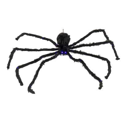 National Tree Company 50 in. Halloween Spider with Battery-Operated LED Lights