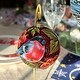 preview thumbnail 5 of 4, Collectible 3.9" Hand-Painted Premium Glass Ornament – Bullfinch on Rowan Tree