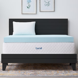 Lucid 4 Inch Gel and Aloe Memory Foam Topper