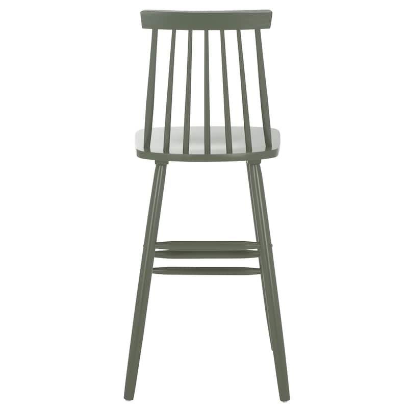 SAFAVIEH Zillah 24-inch Spindle Farmhouse Counter Stool (Set of 2) - 17.7" x 20.5" x 39.1" - 18"W x 21"D x 39"H