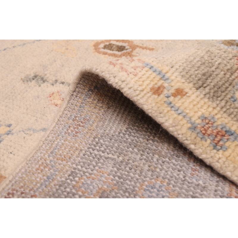 ECARPETGALLERY Hand-knotted Jules Serapi Light Grey Wool Rug - 8'0 x 9'11