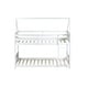 preview thumbnail 40 of 40, Twin Over Twin House Bunk Bed with Playful Roof Design Safety Guardrails & Ladder (250lb Capacity)