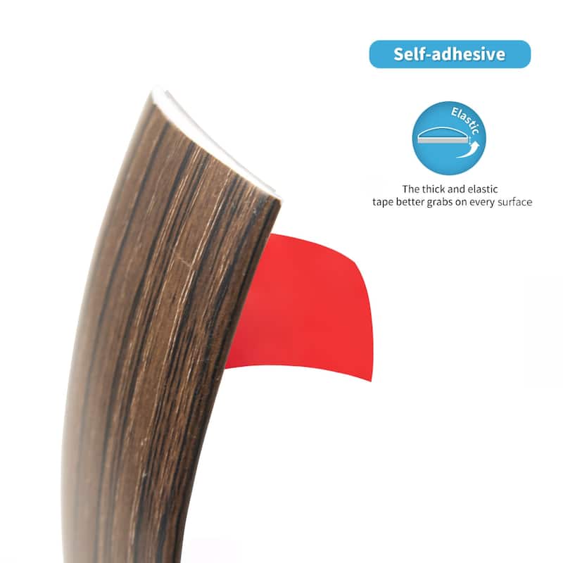 Art3d 10ft Self Adhesive Vinyl Floor Transition Strip,Laminate Floor Strip,Peel and Stick Trim Molding