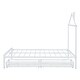 preview thumbnail 48 of 71, Metal Platform Bed With Two Drawers,House-Shaped Headboard Design