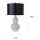 preview thumbnail 7 of 8, Abbyson Sea Urchin 26 Inch Table Lamp (Set of 2)