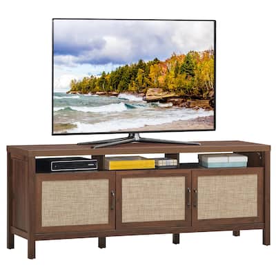 Costway TV Stand Entertainment Media Center for TV's up to 65'' w/