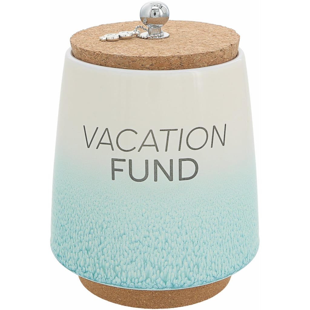 Pavilion Vacation Fund Ceramic Savings Bank - 6.5"