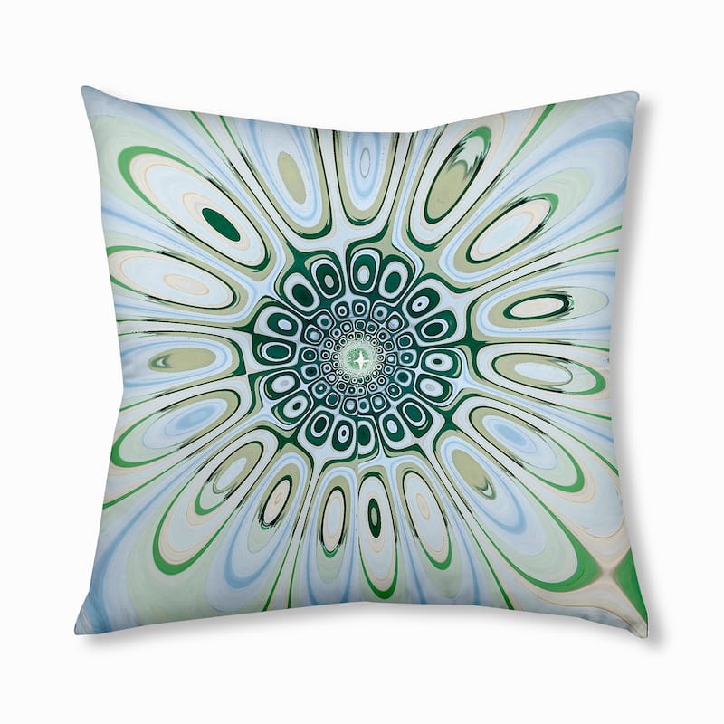 Bohemian & Eclectic Frog's Eye Design Tufted Floor Pillow - 30" x 30" - X5