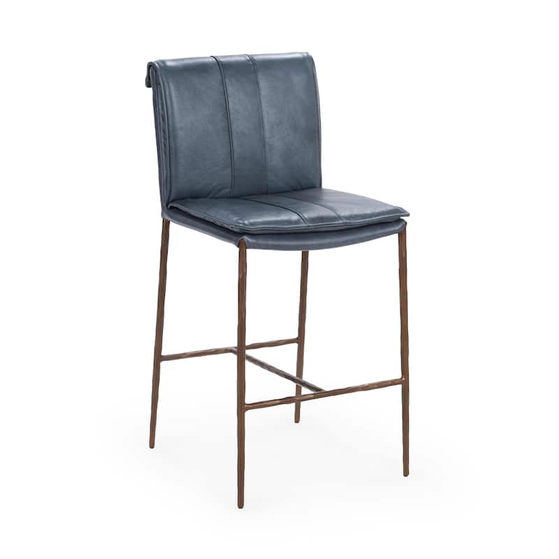 Classic Home Tuscan Leather Bar and Counter Stool