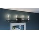 preview thumbnail 4 of 3, Salem 4-Light Matte Black Vanity Light - Matte Black