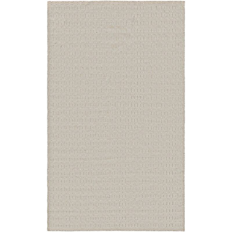 Handmade Villa Circles Indoor/ Outdoor Reversible Area Rug - 8' x 10' - Caramel