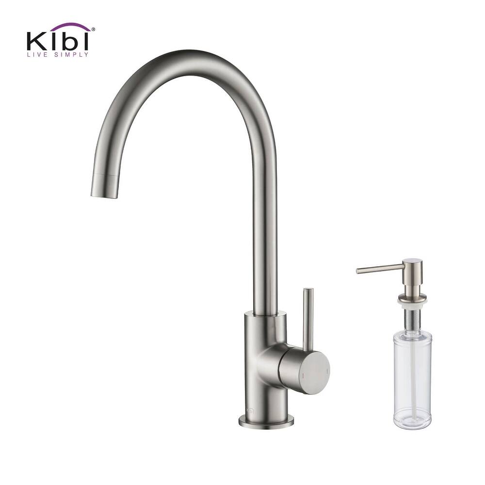 Lead Free High Arc Single Level Bar Prep Kitchen Single Handle Faucet