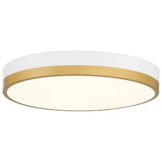 Access Lighting Coco LED Flush Mount - Antique Brushed Brass